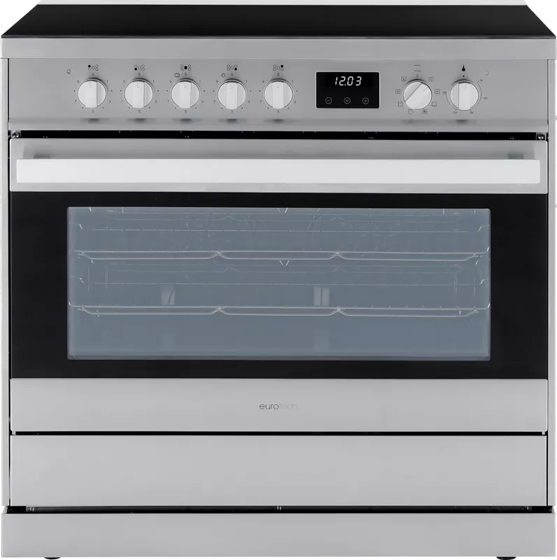 Eurotech 90cm Electric Freestanding Cooker - Stainless