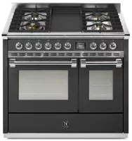 Steel Ascot 100cm Gas/Electric Freestanding Cooker (NEW Model) *Indent item