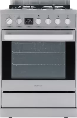 Eurotech 60cm Dual Fuel Freestanding Cooker - Stainless