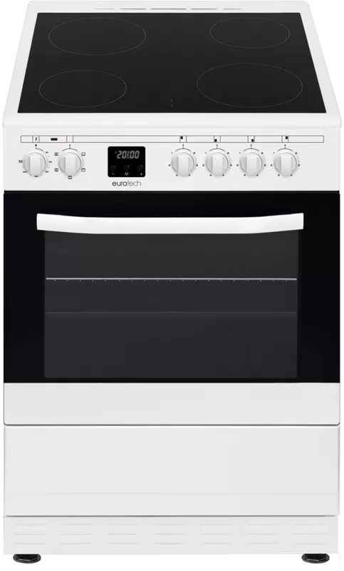 Eurotech 60cm Electric Freestanding Cooker - White