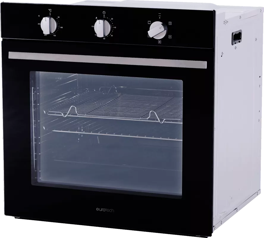 Eurotech 60cm Built-In Single Oven - Black