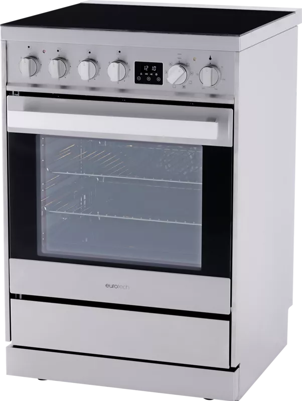 Eurotech 60cm Electric Freestanding Cooker - Stainless