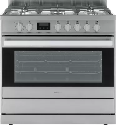 Eurotech 90cm Dual Fuel Freestanding Cooker - Stainless